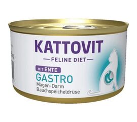 KATTOVIT FELINE DIET GASTRO DUCK - WET CAT FOOD - 85G