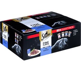 SHEBA DELICACY FISHY FLAVOURS IN JELLY - WET CAT FOOD - 80X 85G