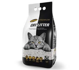HILTON BENTONITE WITH ACTIVATED CARBON WHITE - CAT LITTER - 5 L