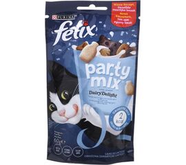PURINA NESTLE FELIX PARTY MIX DAIRY DELIGHT - CAT SNACK - 60G