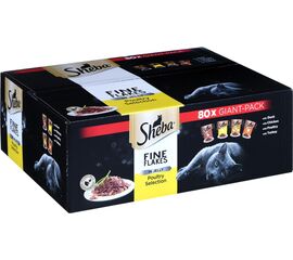 SHEBA DELICACY POULTRY FLAVOURS IN JELLY - WET CAT FOOD - 80X 85 G