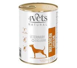 4VETS NATURAL WEIGHT REDUCTION DOG - WET DOG FOOD - 400 G