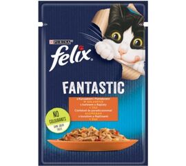 PURINA NESTLE FELIX FANSTASTIC CHICKEN, TOMATO - WET CAT FOOD - 85 G