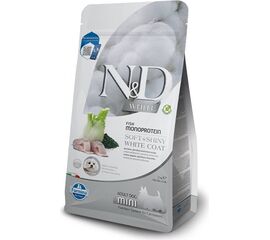 FARMINA N&D SEA BASS, SPIRULINA AND FENNEL ADULT MINI - DRY DOG FOOD - 2 KG