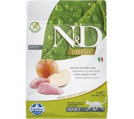 FARMINA N&D PRIME CAT BOAR AND APPLE ADULT - DRY CAT FOOD - 300 G