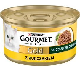 PURINA NESTLE PURINA GOURMET GOLD SUCCULENT DELIGHTS CHICKEN - WET CAT FOOD - 85G