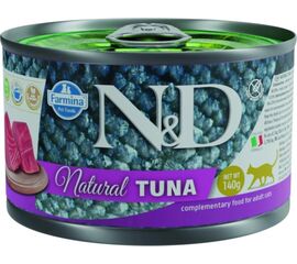 FARMINA N&D CAT NATURAL TUNA - WET CAT FOOD - 140 G