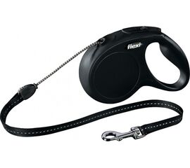 FLEXI NEW CLASSIC 5 M BLACK DOG RETRACTABLE LEAD