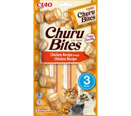 INABA CHURU BITES CHICKEN RECIPE WRAPS - CAT TREATS - 3X10 G