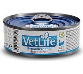 FARMINA VET LIFE HYPOALLERGENIC PORK & POTATO - WET CAT FOOD - 85 G