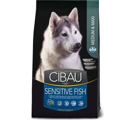 FARMINA CIBAU SENSITIVE FISH MEDIUM/MAXI 12KG + 2KG