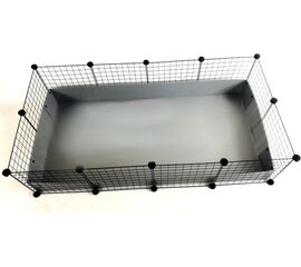 C&C MODULAR CAGE 4X2 145 X 75 CM SILVER