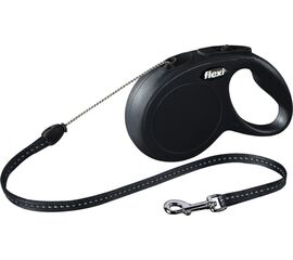 FLEXI NEW CLASSIC 8 M BLACK DOG RETRACTABLE LEAD