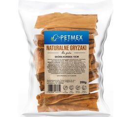 PETMEX SKÓRA KOŃSKA 15CM - PRZYSMAK DLA PSA - 200G