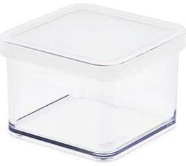 ROTHO POJEMNIK NA PRZYSMAKI KWADRATOWY 0.5L LOFT TRANSPARENTNY/BIAŁY