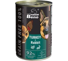 CERTECH SUPER BENO TURKEY AND RABBIT - WET DOG FOOD - 415G