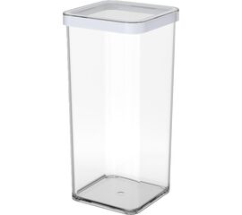ROTHO POJEMNIK NA PRZYSMAKI KWADRATOWY 1.5L LOFT TRANSPARENTNY/BIAŁY
