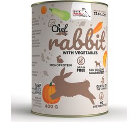 SYTA MICHA CHEF RABBIT WITH VEGETABLES - WET DOG FOOD - 400 G