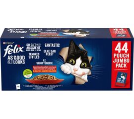 PURINA NESTLE PURINA FELIX FANTASTIC MIX IN JELLY - WET CAT FOOD - 44 X 85G