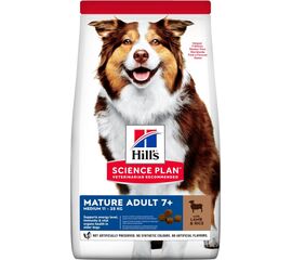 HILL'S SCIENCE PLAN MATURE ADULT MEDIUM LAMB AND RICE - DRY DOG FOOD - 2.5 KG
