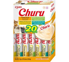 INABA CHURU VARIETY BOX CHICKEN - CAT TREATS - 20 X 14G