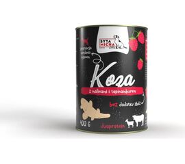 SYTA MICHA KOZA Z MALINAMI I TOPINAMBUREM 400G