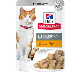 HILL'S SCIENCE PLAN ADULT WITH CHICKEN - WET CAT FOOD - 85G