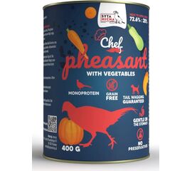 SYTA MICHA CHEF PHEASANT WITH VEGETABLES - WET DOG FOOD - 400G