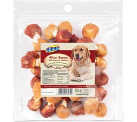 HILTON BONES WITH DUCK AND CHICKEN - DOG CHEW - 500G