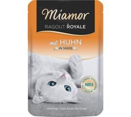 MIAMOR RAGOUT ROYALE CHICKEN IN SAUCE - WET CAT FOOD - 100G