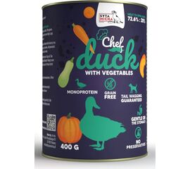 SYTA MICHA CHEF DUCK WITH VEGETABLES - WET DOG FOOD - 400G