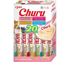 INABA CHURU VARIETES OWOCE MORZA -PRZYSMAK DLA KOTA 20X14 G