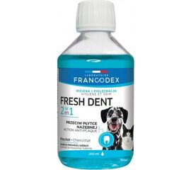 FRANCODEX FRESH DENT - PŁYN DO HIGIENY JAMY USTNEJ DLA PSÓW I KOTÓW 250 ML