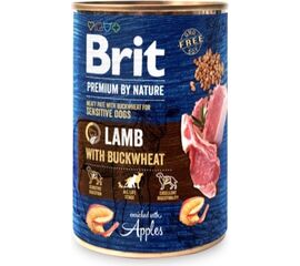 BRIT PREMIUM BY NATURE LAMB WITH BUCKWHEAT - WET DOG FOOD - 400 G