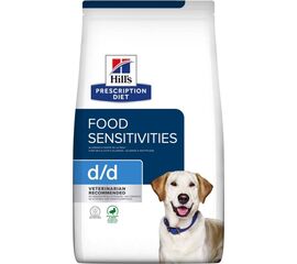 HILL'S PD D/D FOOD SENSITIVITIES, DUCK AND RICE - DRY DOG FOOD - 4KG