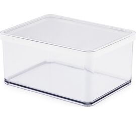 ROTHO POJEMNIK NA PRZYSMAKI SZEROKI 2.25L LOFT TRANSPARENTNY/BIAŁY