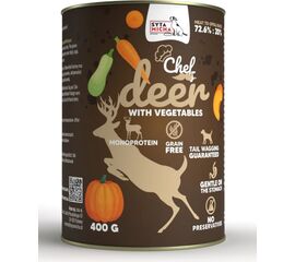SYTA MICHA CHEF DEER WITH VEGETABLES - WET DOG FOOD - 400G