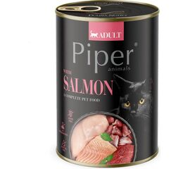 DOLINA NOTECI PIPER ANIMALS WITH SALMON - WET CAT FOOD - 400G