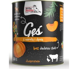 SYTA MICHA GOOSE WITH APRICOTS AND PUMPKIN - WET DOG FOOD - 800G