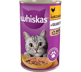 WHISKAS WITH CHICKEN IN JELLY - WET CAT FOOD - 400G
