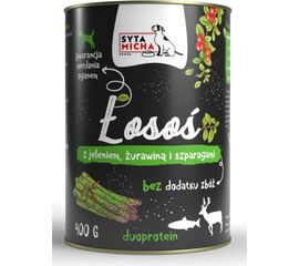 SYTA MICHA SALMON WITH DEER, CRANBERRIES AND ASPARAGUS - WET DOG FOOD - 400G