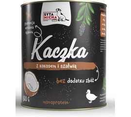 SYTA MICHA DUCK WITH COCONUT AND SAGE - WET DOG FOOD - 800G