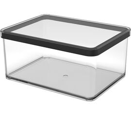 ROTHO POJEMNIK NA PRZYSMAKI SZEROKI 2.25L LOFT TRANSPARENTNY/CZARNY