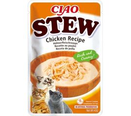 INABA CIAO STEW CHICKEN - CAT TREATS - 12X40G