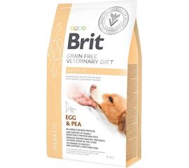BRIT GRAIN FREE VETERINARY DIET HEPATIC EGG&PEA - DRY DOG FOOD - 2 KG