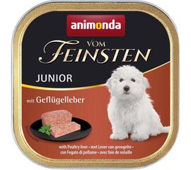 ANIMONDA VOM FEINSTEN JUNIOR POULTRY LIVER - WET DOG FOOD - 150G