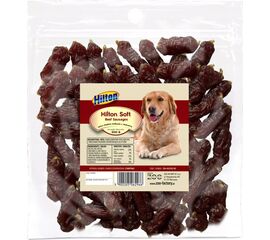 HILTON SOFT SAUSAGES WITH BEEF - DOG TREAT - 500G