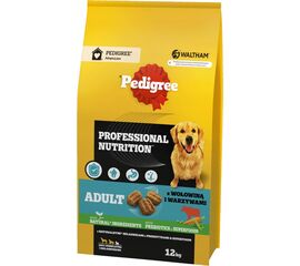 PEDIGREE PROFESSIONAL NUTRITION ADULT WITH BEEF AND VEGETABLES, MEDIUM AND LARGE BREEDS - DRY DOG FOOD - 12 KG
