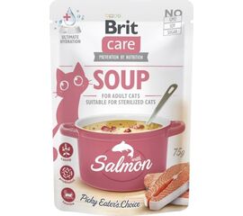 BRIT CARE SOUP SALMON - SOUP FOR CAT - 75G