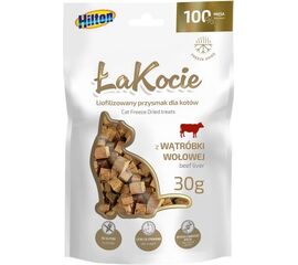 HILTON ŁAKOCIE FREEZE DRIED BEEF LIVER - CAT TREATS - 30G